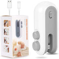 Portable Mini Sealing Machine 2 in 1 USB Rechargeable Magnetic Heat Sealing and Cutting Bag Seale