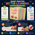 Magic Practice Copybook Set (4 Books + 10 Refills + Pen + Grip) | Reusable Learning Kit for Kids