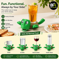 Funny Turtle Cup Holder & Coaster | Desk & Coffee Mug Holder